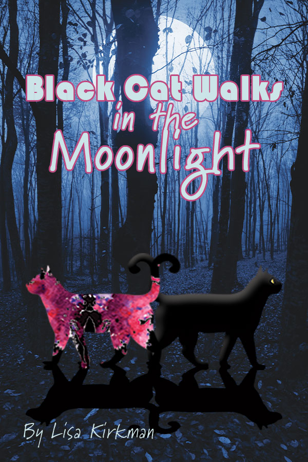 Black Cat Walks in the Moonlight — cover
